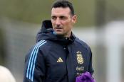 Scaloni: "No estamos al 100% con muchos jugadores"
