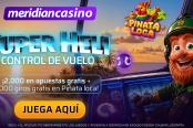 Torneo Super Heli Control de vuelo: Compite por Free Bets y giros gratis en Meridian Casino