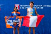 Oskar Vértiz y Fiorella Rodríguez clasificaron al Mundial Junior de aguas abiertas