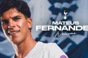 Tottenham fichó al portugués Mateus Fernandes