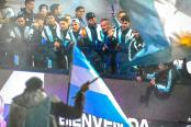 Argentina fue recibida con el cariño de su hinchada tras el subcampeonato mundial