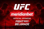 UFC nombra a Meridianbet patrocinador oficial de Fight Night Belgrado 