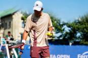 Gonzalo Bueno se retiró del Challenger de Sevilla por una dolencia en la espalda