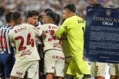Alianza Lima: "El dispositivo de seguridad aplicado corresponde al protocolo aprobado"