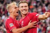 Dinamarca venció a Gales en la Nations League