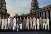 Junto a leyendas: Buse posó en la foto oficial de la Laver Cup