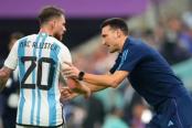  Mac Allister pidió la continuidad de Scaloni en Argentina