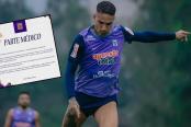 ¡Baja obligada! Guerrero sufrió desgarro parcial y quedó descartado para choque ante Cusco FC