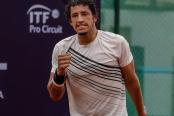 Arklon Huertas del Pino quedó a una victoria del cuadro principal del Challenger de Santa Cruz