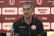 Franco Velasco presentó a Fabián Bustos y habló de los objetivos de Universitario