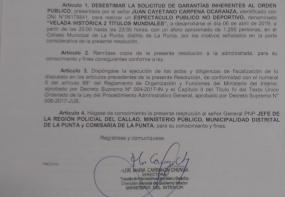 comunicado