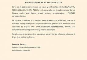 Comunicado