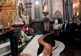 Foto: Alianza Lima asistió a misa del Señor de los Milagros