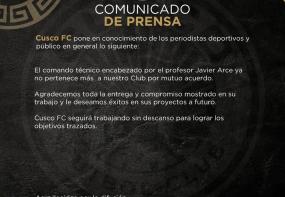 Comunicado de Cusco FC