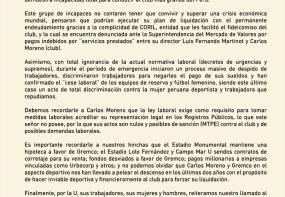 Foto: Comunicado de Solución y Desarrollo