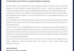 Foto: Alianza Lima.