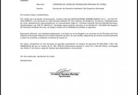 Comunicado de Edificaciones Inmobiliarias