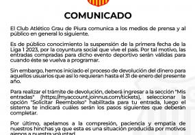 Atlético Grau dio a conocer decisión sobre entradas compradas
