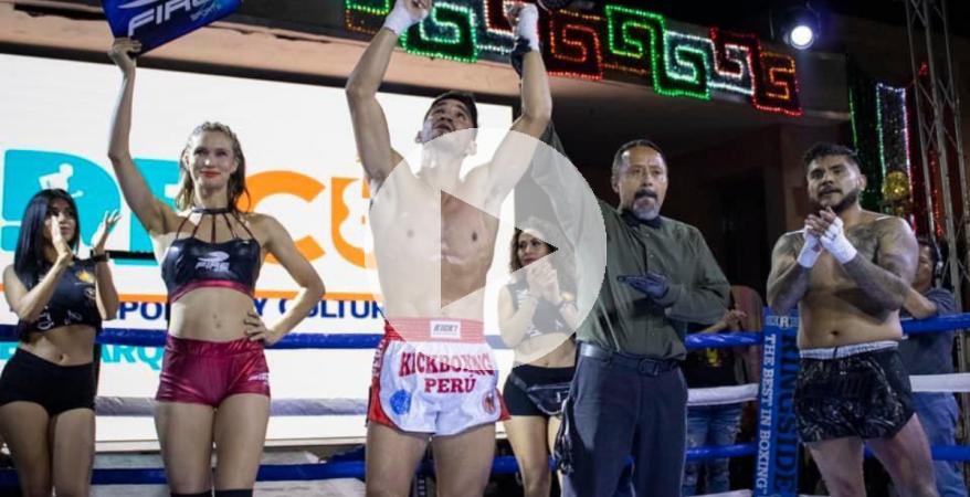 Kickboxing: Peruano Renzo Torres logró un triunfazo en México
