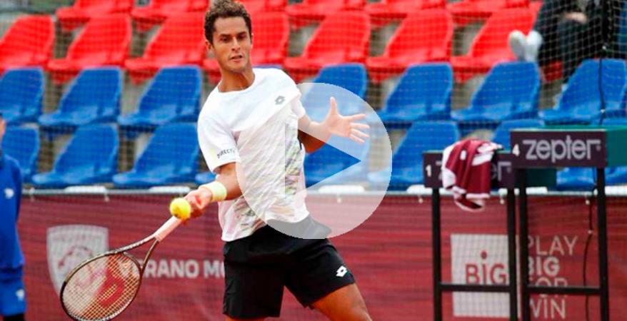 (VIDEO) ¡Juan Pablo Varillas en cuartos de final de Amberes!