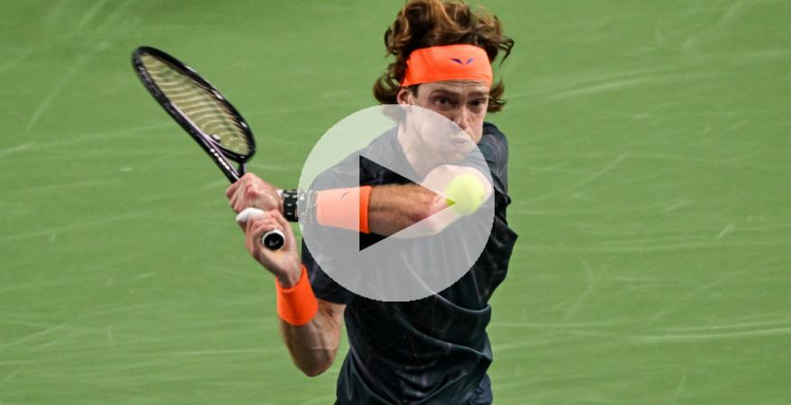(VIDEO) Rublev dejó en el camino a Dimitrov y ya está en la final del Masters de Shanghái