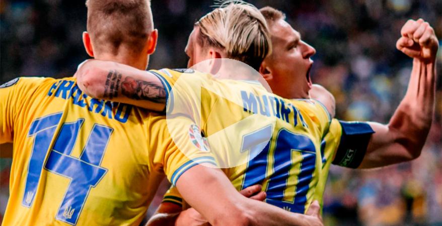 (VIDEO) Ucrania remontó ante Islandia y clasificó a la Eurocopa 2024