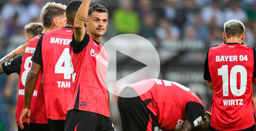 (VIDEO) Una pinturita: Xhaka anotó el primer gol de la Bundesliga