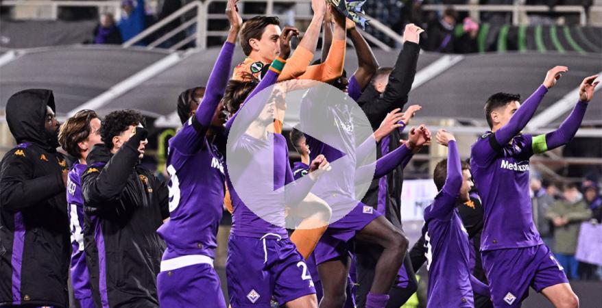 (VIDEO) Fiorentina goleó y acaricia la clasificación directa en la Conference League