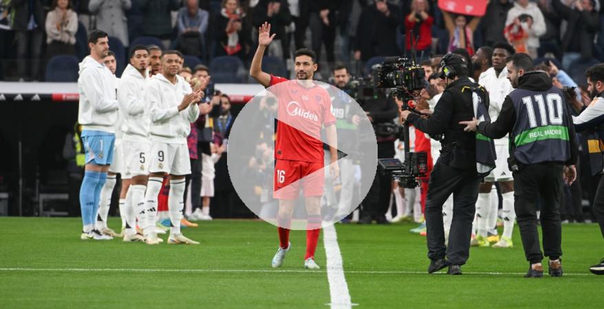 Jesús Navas agradeció gran homenaje que tuvo Real Madrid en su despedida