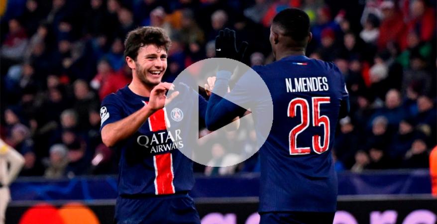 (VIDEO) PSG rompió la mala racha y volvió al triunfo en la Champions League