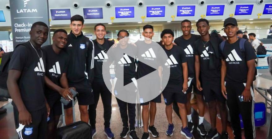 (VIDEO) Plantel de Emelec ya se encuentra en el Perú