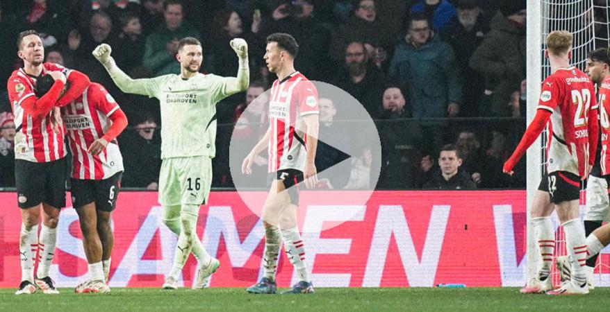 (VIDEO) PSV eliminó a Feyenoord de la Copa de Países Bajos