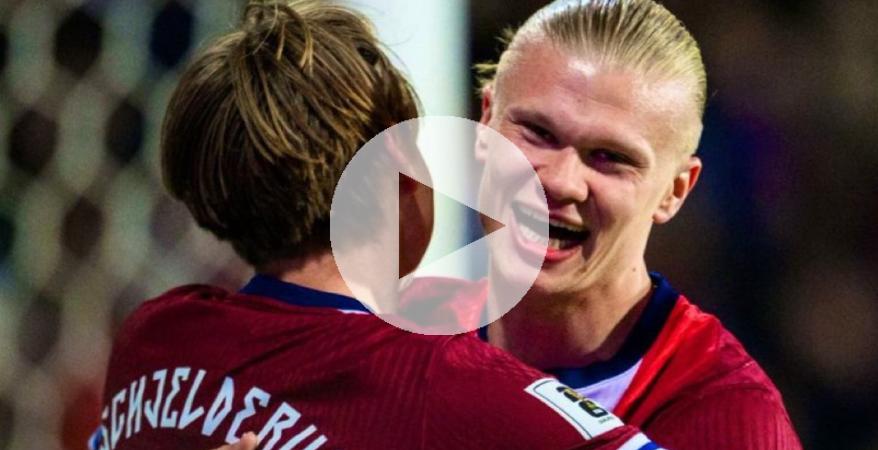 (VIDEO) Con gol de Haaland, Noruega lidera su grupo en Clasificatorias de Europa