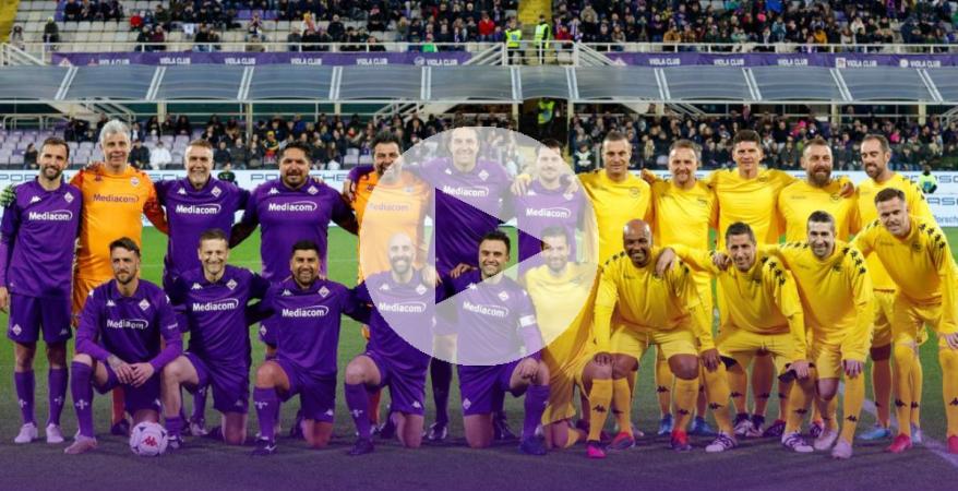 (VIDEO) 'Loco' Vargas jugó en despedida de Giuseppe Rossi