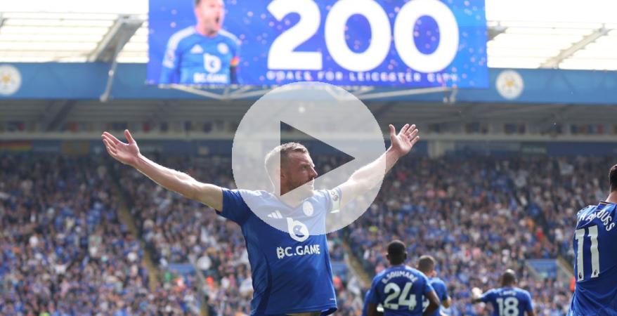 (VIDEO) En la despedida de Vardy, Leicester ganó de local ante Ipswich