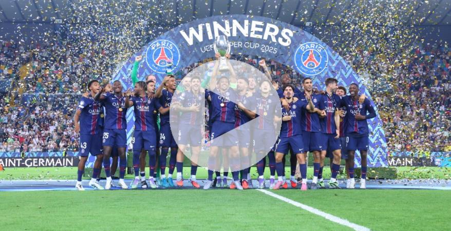 (VIDEO) PSG le remontó a Tottenhamen en los minutos finales y alzó la Supercopa de Europa