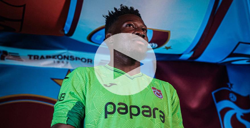 (VIDEO) André Onana fue presentado como nuevo arquero de Trabzonspor