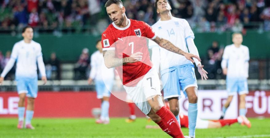 (VIDEO) ¡Rumbo al Mundial! Austria vapuleó 10-0 a San Marino y Arnautovic hizo historia