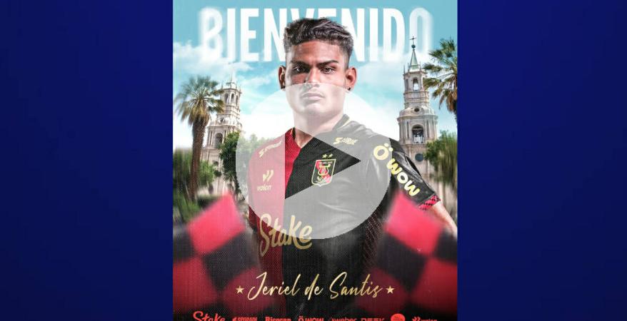 (VIDEO) ¡Se muda a Arequipa! Jeriel de Santis jugará por FBC Melgar en 2026