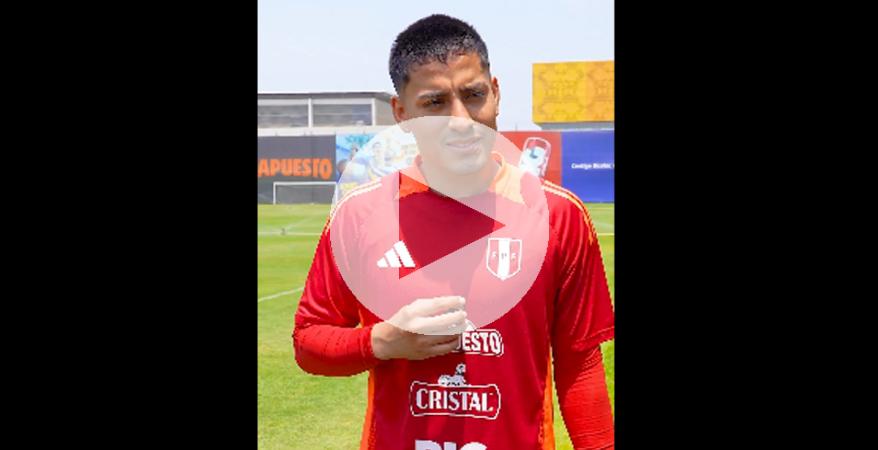(VIDEO) Murrugarra: “Estamos entrenando de la mejor manera para llegar bien al partido”