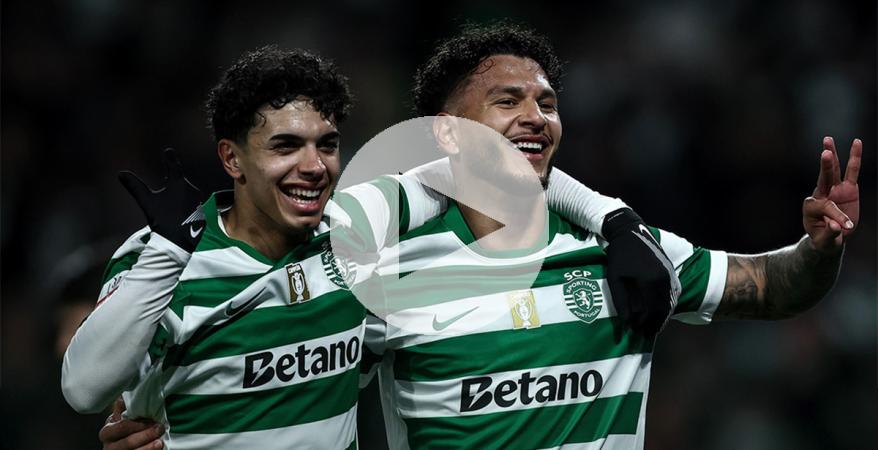 (VIDEO) Sporting Lisboa goleó y no se aleja de la punta de la liga portuguesa