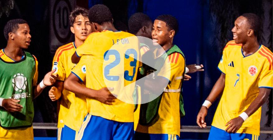 (VIDEO) Colombia goleó 4-0 a Argentina y se coronó campeón del Sudamericano Sub 17