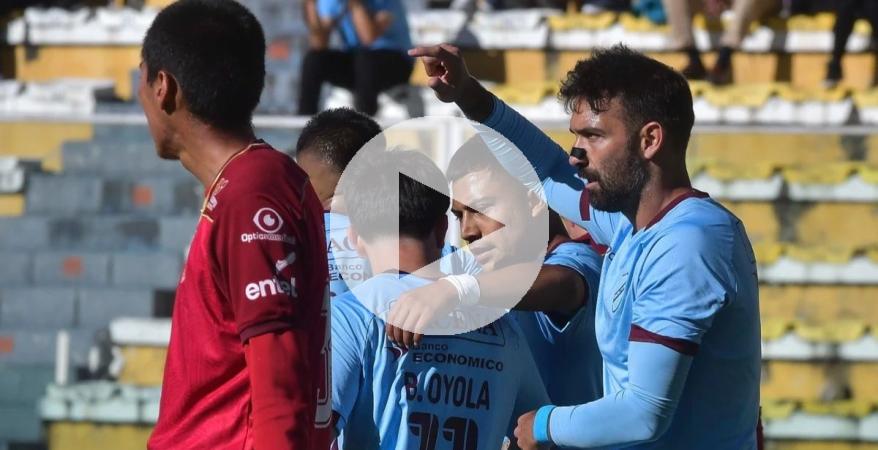 Cauteruccio anotó un 'hat-trick' en el debut del fútbol boliviano