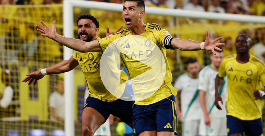 (VIDEO) Cristiano anotó su gol 970 y Al Nassr quedó cerca del título en Arabia