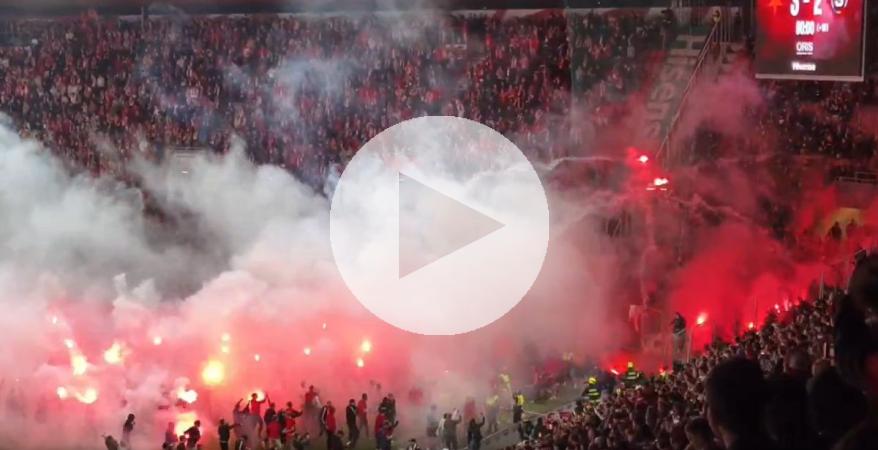 (VIDEO) Sonne dio dos asistencias en Clásico checo, que no terminó por invasión de campo