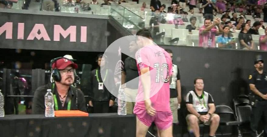 (VIDEO) ¡Se encienden las alarmas! Messi salió lesionado en triunfo 6-4 del Inter Miami