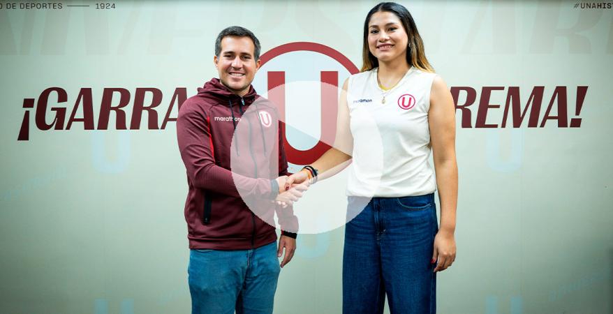 (VIDEO) Claudia Palza reforzará a Universitario en la Liga Peruana de Vóley