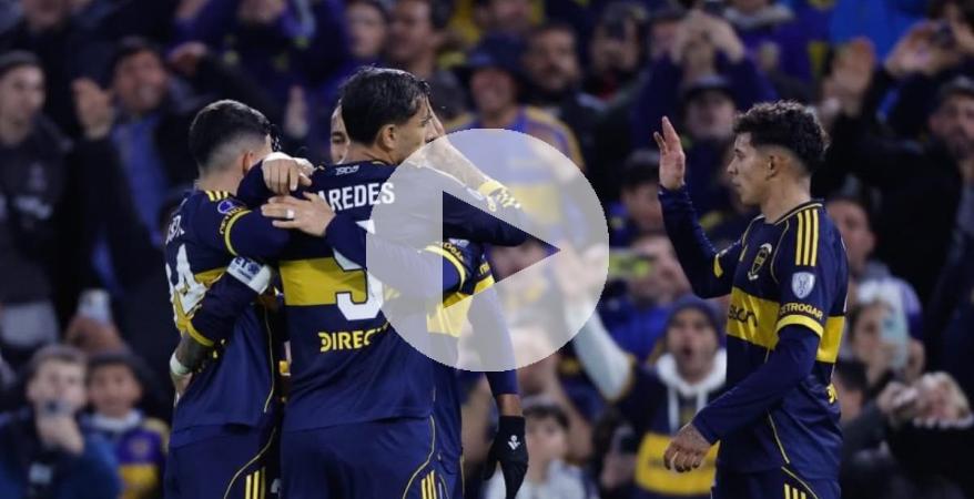 (VIDEO) Boca Juniors tomó ventaja ante O'Higgins en la repesca de la Copa Sudamericana