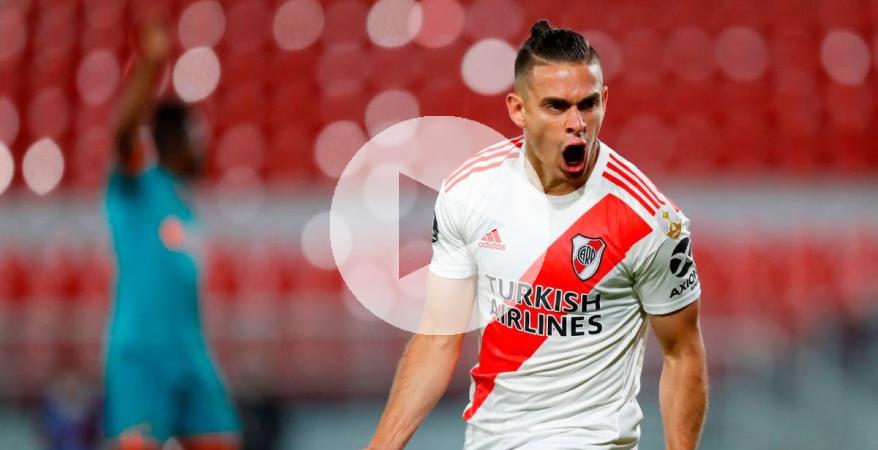Rafael Santos Borré regresó a River Plate: firmó hasta el 2029