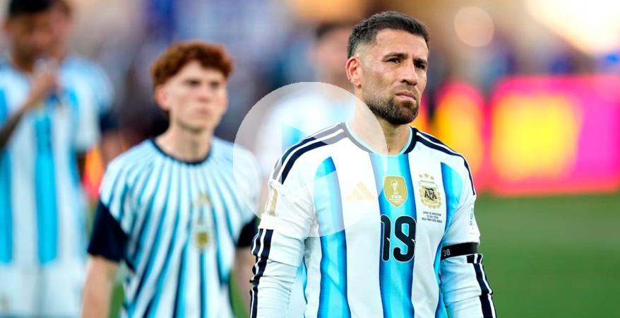 (VIDEO) Nicolás Otamendi anunció su retiro de la selección argentina